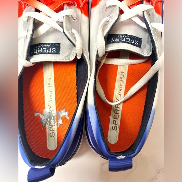 Sperry x Popsicle Crest Vibe Firecracker Blue Sneakers Women Size 8.5 - STS86986 - Picture 10 of 12